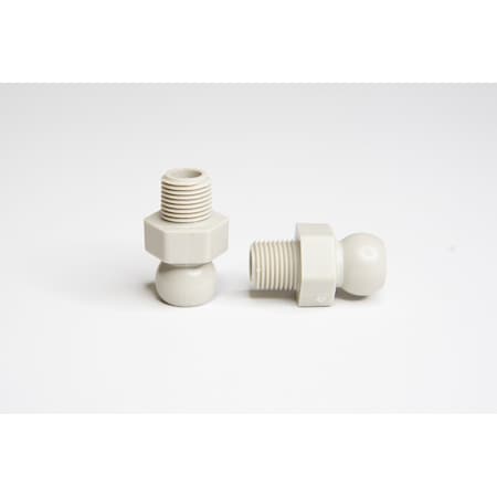 Cedarberg Snap-Loc Systems 1/4 System Male Hose to Male Pipe Thread Connector 1/8 NPT Bag of 50 8425-26